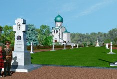 Проект храма  на Царскосельском Братском кладбище